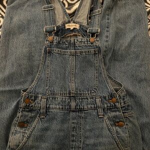 Madewell Blue Denim Overalls